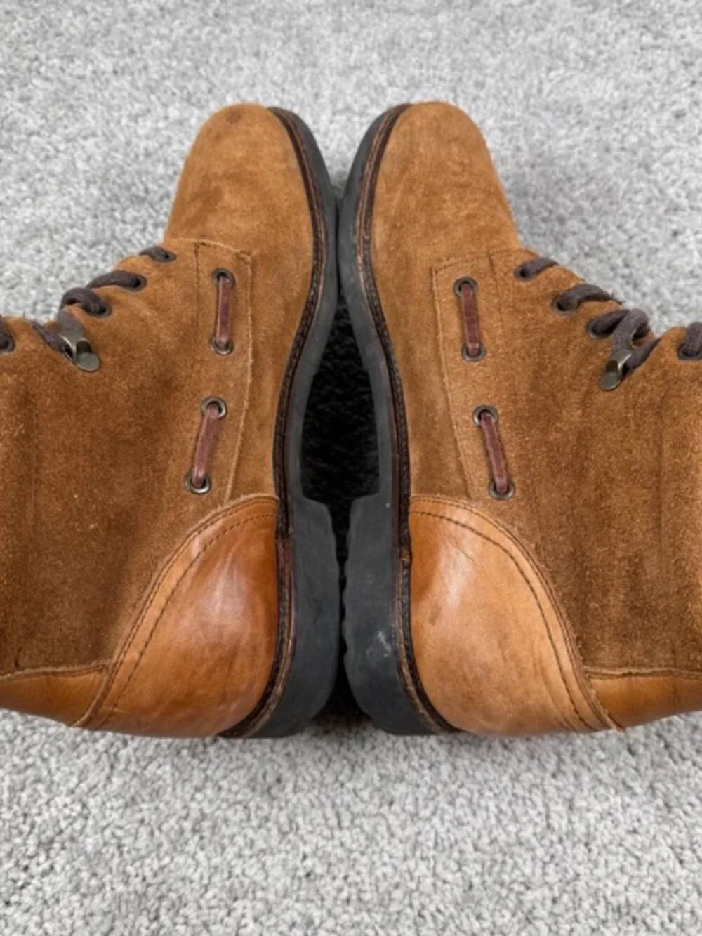 Neil M Jasper Suede Leather Chukka Boots Men’s Size 9.5D Brown Lace Up